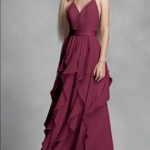 Vera Wang Chiffon Bridesmaid Dress